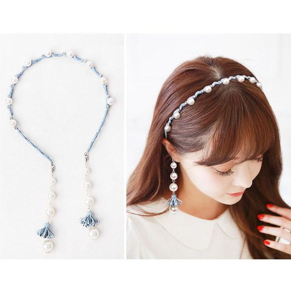 women imitation earring headband ribbon pearl head band hairband hair hoop with eardrop hair accessories headdress h sqcwwi, Black;brown
women imitation earring headband ribbon pearl head band hairband hair hoop with eardrop hair accessories headdress h sqcwwi, Black;brown