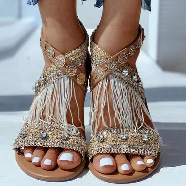 sandals summer womens bohemian flip-flops open toe casual shoes flats rhinestones roman beach holiday zapatos de mujer, Black
sandals summer womens bohemian flip-flops open toe casual shoes flats rhinestones roman beach holiday zapatos de mujer, Black