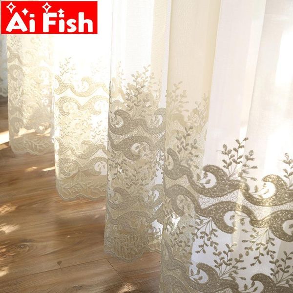 curtain & drapes beige milk silk fabric gradient embroidery window screen tulle curtains for living room europe luxury balcony sheer m256#71
curtain & drapes beige milk silk fabric gradient embroidery window screen tulle curtains for living room europe luxury balcony sheer m256#71