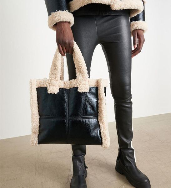 cross body fashion lambswool pu patchwork large totes designer women handbags luxury leather shoulder bag big capacity buckets purse winter
cross body fashion lambswool pu patchwork large totes designer women handbags luxury leather shoulder bag big capacity buckets purse winter
