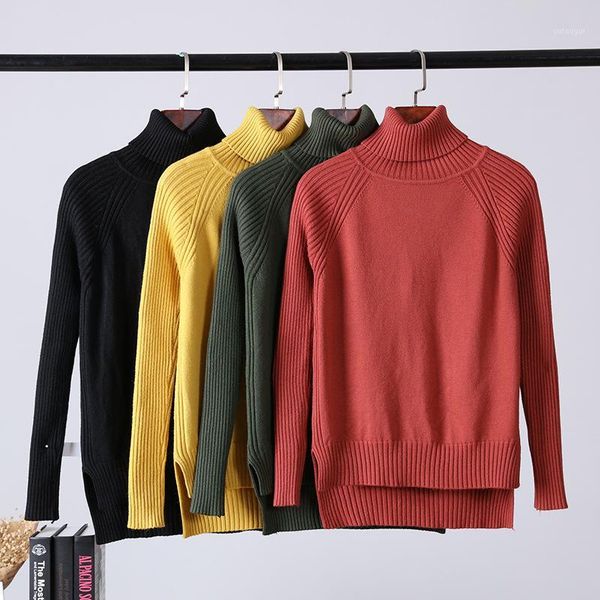 2019 korean simple high collar sweater female solid color knitted pullover women long sleeve thicken slim sweaters1, White;black
2019 korean simple high collar sweater female solid color knitted pullover women long sleeve thicken slim sweaters1, White;black