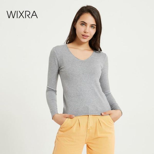 wixra women soft solid knitting pullover ladies long sleeve v-neck basic sweaters autumn spring stylish all base match, White;black
wixra women soft solid knitting pullover ladies long sleeve v-neck basic sweaters autumn spring stylish all base match, White;black