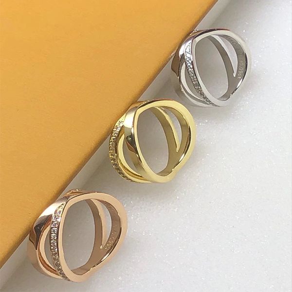 single micro-set diamond couple rings double circle for men women fashionable versatile three colours available wedding valentine's day, Silver
single micro-set diamond couple rings double circle for men women fashionable versatile three colours available wedding valentine's day, Silver