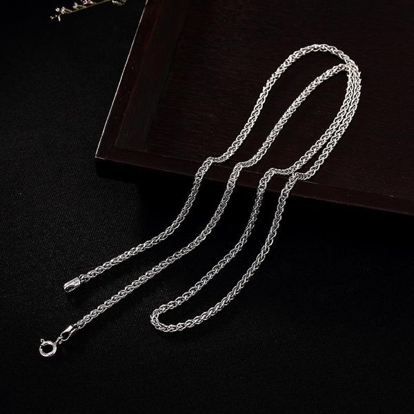 l&p new fashion available real 925 sterling silver chain necklace womens mens woven chain 45cm 18 inch jewelry
l&p new fashion available real 925 sterling silver chain necklace womens mens woven chain 45cm 18 inch jewelry