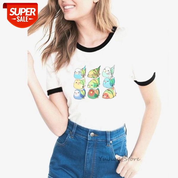 funny bird animal printed t shirt women clothes 2019 harajuku kawaii clothes vogue tee shirt femme cockatiel female t-shirt #nu81, White
funny bird animal printed t shirt women clothes 2019 harajuku kawaii clothes vogue tee shirt femme cockatiel female t-shirt #nu81, White