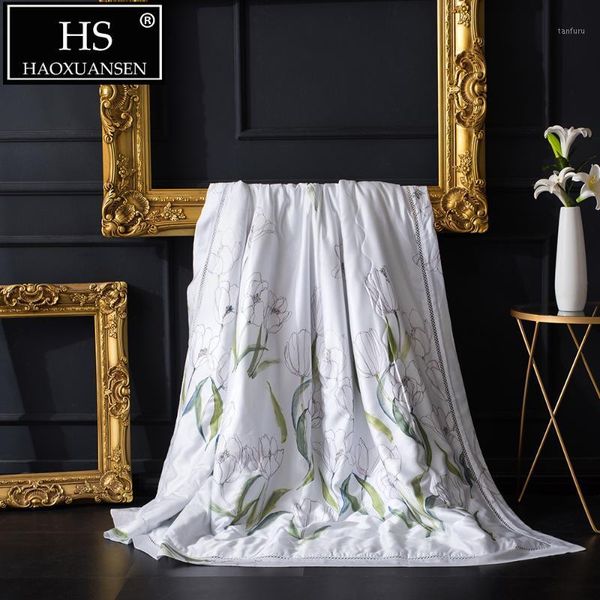 narcissus pattern white thin quilt 100% lyocell tencel 80s fabric comforter for luxury soft bed cover queen king size1
narcissus pattern white thin quilt 100% lyocell tencel 80s fabric comforter for luxury soft bed cover queen king size1