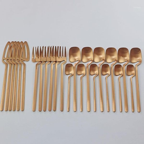 western 24pcs dinnerware rose luxury cutlery flatware matte knife fork teaspoon tableware 304 stainless steel kitchen dinner set1
western 24pcs dinnerware rose luxury cutlery flatware matte knife fork teaspoon tableware 304 stainless steel kitchen dinner set1
