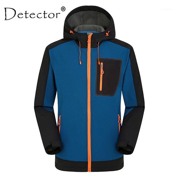 detector waterproof softshell jacket men hiking tactical windproof outdoor jacket climbing raincoat fleece windbreaker1, Blue;black 
detector waterproof softshell jacket men hiking tactical windproof outdoor jacket climbing raincoat fleece windbreaker1, Blue;black