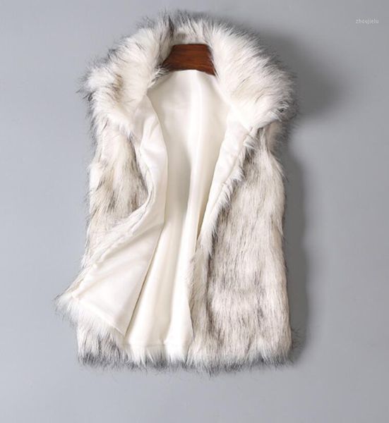 european and american autumn and winter new fur vest faux fur vest mid-length stand-up collar faux jacket waistcoat jacket1, Black;white
european and american autumn and winter new fur vest faux fur vest mid-length stand-up collar faux jacket waistcoat jacket1, Black;white