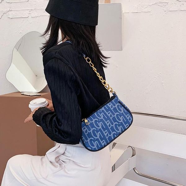 fashion women's bag new denim underarm bag versatile messenger travel shoulder handbag waterproof clutch tote
fashion women's bag new denim underarm bag versatile messenger travel shoulder handbag waterproof clutch tote