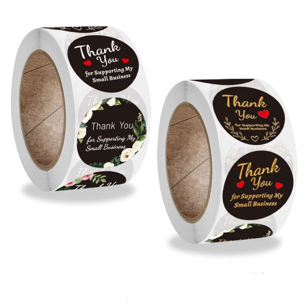 500pcs/roll 2.5cm flower thank you paper label stickers wedding envelope gift seals handmade stationery sticker
500pcs/roll 2.5cm flower thank you paper label stickers wedding envelope gift seals handmade stationery sticker