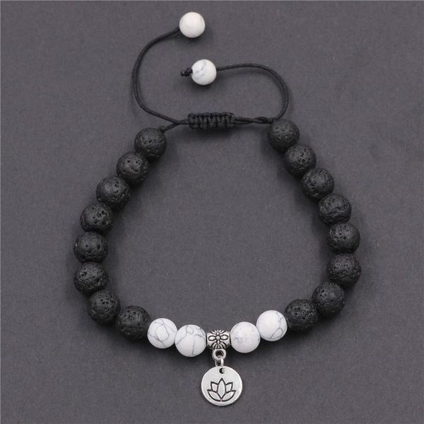 charm bracelets 4pcs/lot gomax lava rock healing bracelet 8mm stone lotus yoga beads oil diffuser adjustable for men women, Golden;silver
charm bracelets 4pcs/lot gomax lava rock healing bracelet 8mm stone lotus yoga beads oil diffuser adjustable for men women, Golden;silver