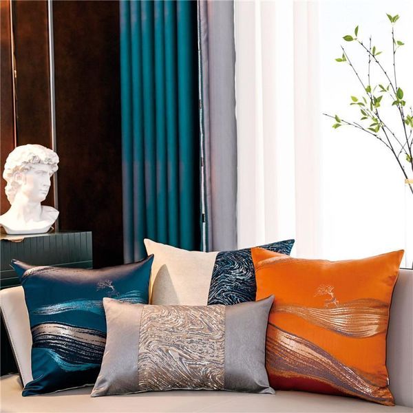 cushion/decorative pillow high-grade light luxury sofa cushion covers jacquard orange blue waist pillowcases modern simplicity decoration1
cushion/decorative pillow high-grade light luxury sofa cushion covers jacquard orange blue waist pillowcases modern simplicity decoration1