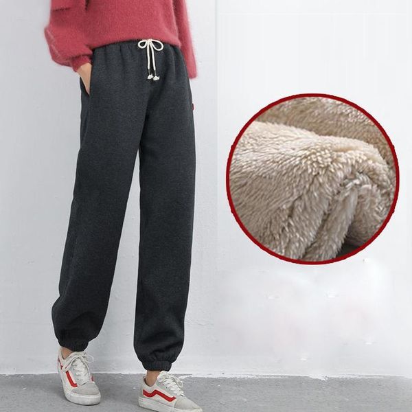 women's pants & capris 2021 winter korean version lacing street wear warm velvet women solid elastic waist thick harem1, Black;white
women's pants & capris 2021 winter korean version lacing street wear warm velvet women solid elastic waist thick harem1, Black;white