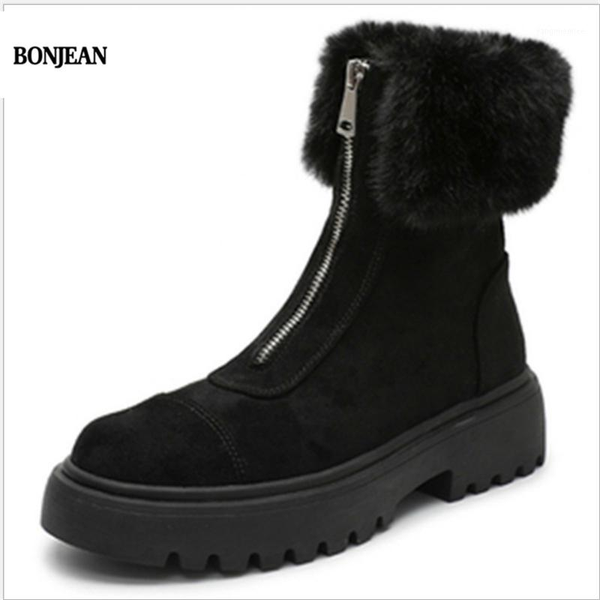 bonjean plus fur warm shoes winter women short ankle boots platform 2020 bottine femme casual shoes velvet snow boots for women1, Black
bonjean plus fur warm shoes winter women short ankle boots platform 2020 bottine femme casual shoes velvet snow boots for women1, Black