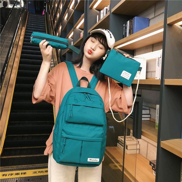 3 piece set campus high school bags for teenage girls oxford backpack bag school women bookbags teen student schoolbag big
3 piece set campus high school bags for teenage girls oxford backpack bag school women bookbags teen student schoolbag big
