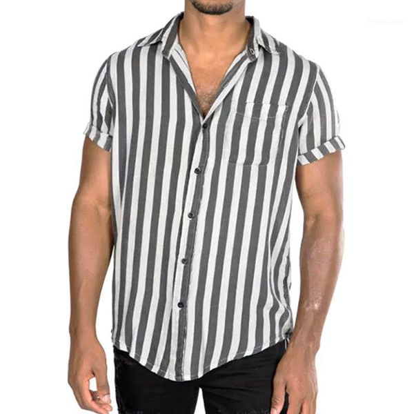 vicabo mens shirts cotton striped summer fashion 2020 casual male clothing short sleeve mens smart casual shirts for men #w1, White;black
vicabo mens shirts cotton striped summer fashion 2020 casual male clothing short sleeve mens smart casual shirts for men #w1, White;black