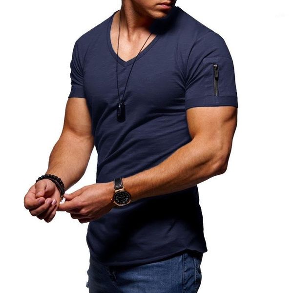 running jerseys men's casual t-shirt short sleeve v-neck solid color slim fashion arm zipper decoration 9 t-shirt1, Black;blue
running jerseys men's casual t-shirt short sleeve v-neck solid color slim fashion arm zipper decoration 9 t-shirt1, Black;blue