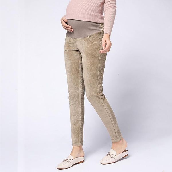 2020 limited pregnant women's elastic trousers abdomen adjustable maternity corduroy pants for women clothes leisure pregnancy, White
2020 limited pregnant women's elastic trousers abdomen adjustable maternity corduroy pants for women clothes leisure pregnancy, White