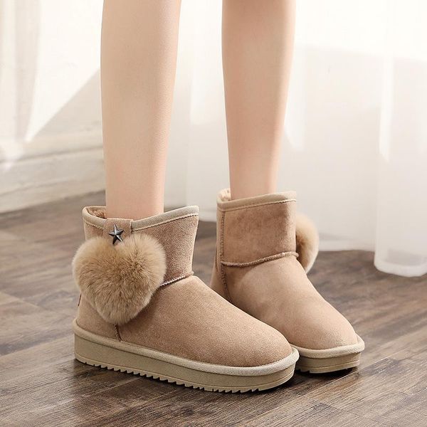 2020 girl boots winter ankle high solid color plush inside women boots fur lined 36-39 good quality warm fur autumn suede, Black
2020 girl boots winter ankle high solid color plush inside women boots fur lined 36-39 good quality warm fur autumn suede, Black