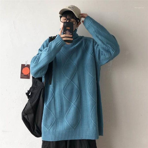 2019 winter men's round neck coats cashmere sweaters casual pullover loose keep warm woolen knitting turtleneck plus size -xl1, White;black
2019 winter men's round neck coats cashmere sweaters casual pullover loose keep warm woolen knitting turtleneck plus size -xl1, White;black