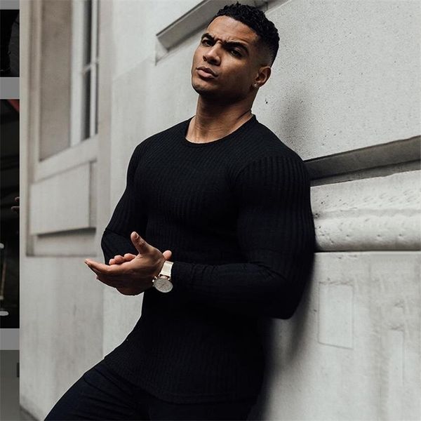 winter fashion men's o-neck sweaters black strips knitted pullovers men solid color casual male sweater autumn slim fit knitwear 201201, White;black
winter fashion men's o-neck sweaters black strips knitted pullovers men solid color casual male sweater autumn slim fit knitwear 201201, White;black