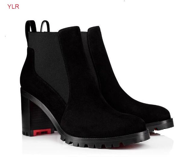 autumn and winter women boots luxury red bottom ankle boots for lug sole marchacroche chunky heels lady booties outdoor party wedding, Black
autumn and winter women boots luxury red bottom ankle boots for lug sole marchacroche chunky heels lady booties outdoor party wedding, Black