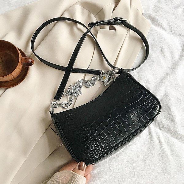 crocodile pattern solid color pu leather small armpit bags for women 2020 chain shoulder handbags travel hand bag bolsos
crocodile pattern solid color pu leather small armpit bags for women 2020 chain shoulder handbags travel hand bag bolsos