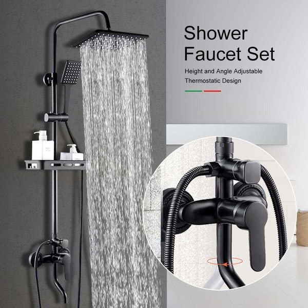 bathroom faucet matte black rain shower bath faucet wall mounted bathtub shower mixer tap shower faucet set
bathroom faucet matte black rain shower bath faucet wall mounted bathtub shower mixer tap shower faucet set