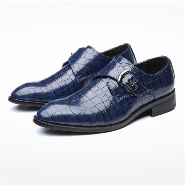 men's crocodile grain leather dress shoes men slip-on buckle wedding party shoes mens business office oxfords flats plus size, Black
men's crocodile grain leather dress shoes men slip-on buckle wedding party shoes mens business office oxfords flats plus size, Black