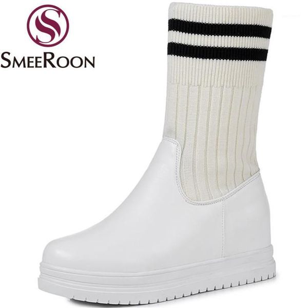 smeeroon 2020 height increasing ankle boots for women warm winter snow boots round toe slip on simple campus shoes woman1, Black
smeeroon 2020 height increasing ankle boots for women warm winter snow boots round toe slip on simple campus shoes woman1, Black