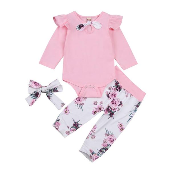 baby girl floral pants suit, round neck long ruffle sleeve romper, warm loose jogger trousers, headband, White
baby girl floral pants suit, round neck long ruffle sleeve romper, warm loose jogger trousers, headband, White