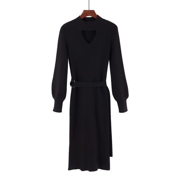 2021 new autumn winter knit long women casual slim sweater dresses office lady korean style button dress with belt 3pm3, Black;gray
2021 new autumn winter knit long women casual slim sweater dresses office lady korean style button dress with belt 3pm3, Black;gray
