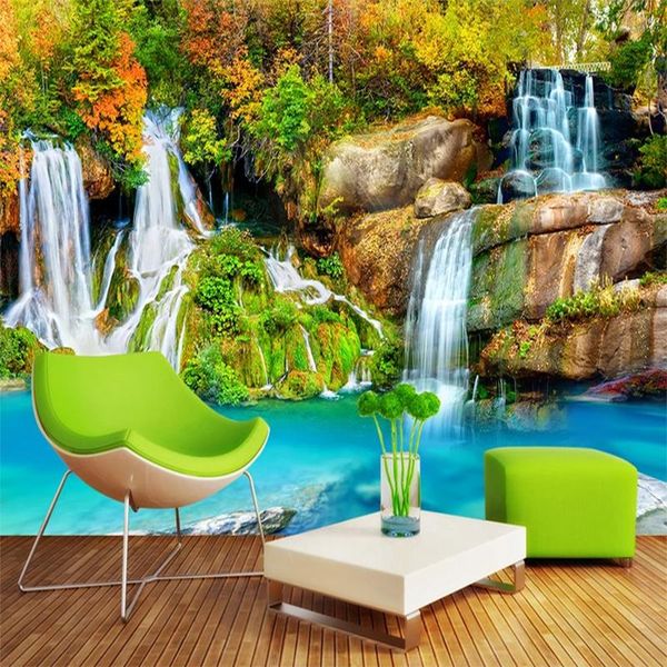 custom 3d wall mural wallpaper mountain creek landscape wall cloth living room tv decor silk waterproof tapety papel de parede
custom 3d wall mural wallpaper mountain creek landscape wall cloth living room tv decor silk waterproof tapety papel de parede
