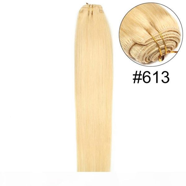brazilian human hair weft 100g piece straight wave 3pcs lots blonde hair 16"-24" color #613 hair extensions products grade 7a ship, Black
brazilian human hair weft 100g piece straight wave 3pcs lots blonde hair 16"-24" color #613 hair extensions products grade 7a ship, Black