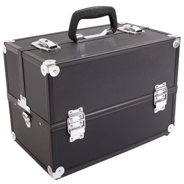 aluminum alloy makeup train case jewelry box organizer black ship from us drop shipping
aluminum alloy makeup train case jewelry box organizer black ship from us drop shipping