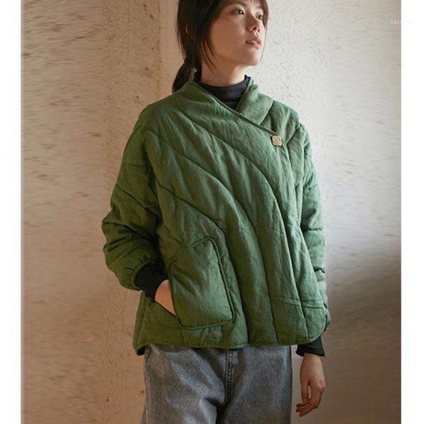 2021 women winter jackets casual solid loose short cotton-padded coats vintage a-line outerwear parka warm jacket winter coat1, Black
2021 women winter jackets casual solid loose short cotton-padded coats vintage a-line outerwear parka warm jacket winter coat1, Black