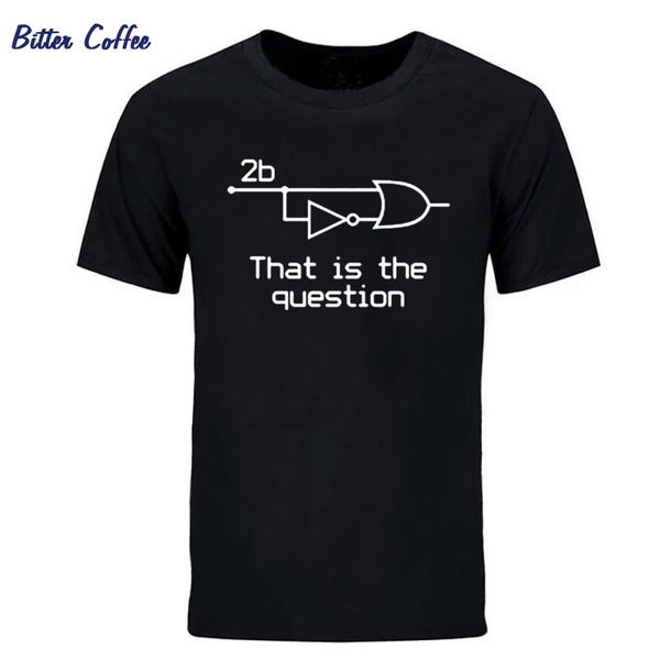 sport summer funny to be or not to be electrical engineer t-shirt cotton short sleeve men t shirt