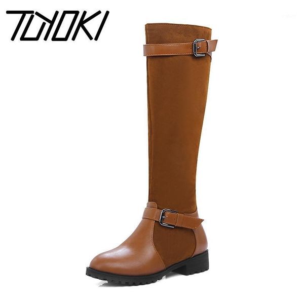 tuyoki women knee high boots brand 2020 new winter metal buckle flats boots warm patchwork casual shoes women plus size 34-441, Black
tuyoki women knee high boots brand 2020 new winter metal buckle flats boots warm patchwork casual shoes women plus size 34-441, Black