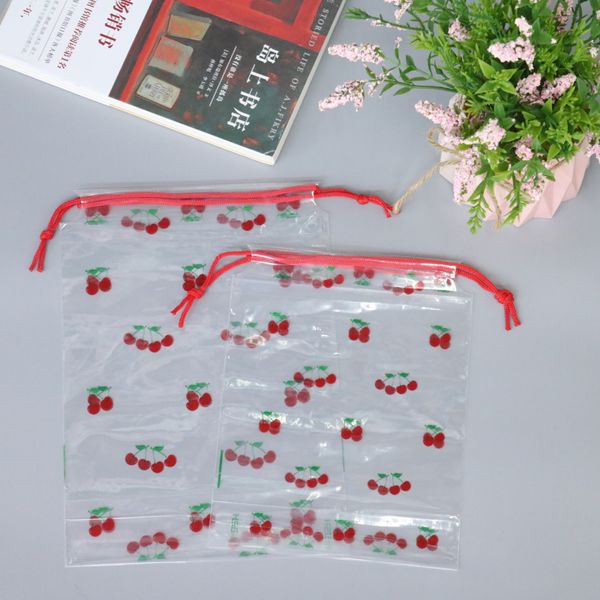 Christmas Candy Treat Bags Drawstring Poly Cookie Bags Gift Plastic Wrapper Bag For Kids Premium Jewelry Pouches Party Festival Gift Bags