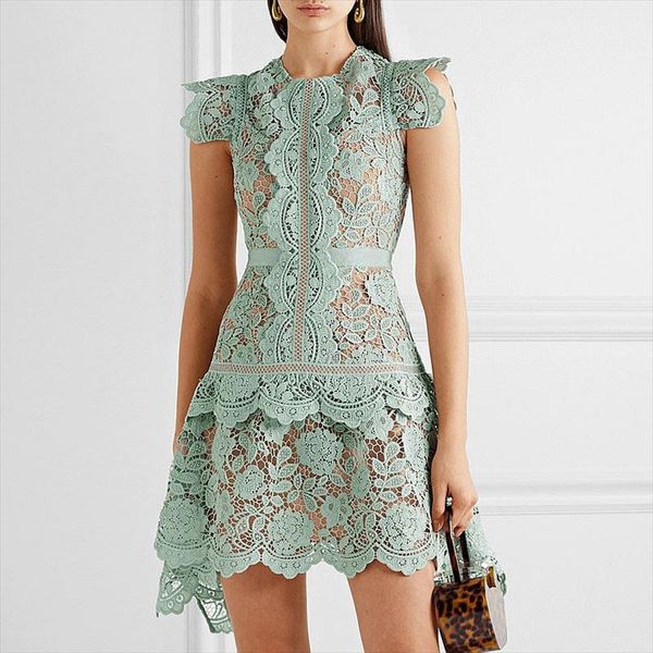 runway self portrait lace dress womens sleeveless butterfly o neck irregular hollow out water soluble crochet flower dress, Black;gray
runway self portrait lace dress womens sleeveless butterfly o neck irregular hollow out water soluble crochet flower dress, Black;gray
