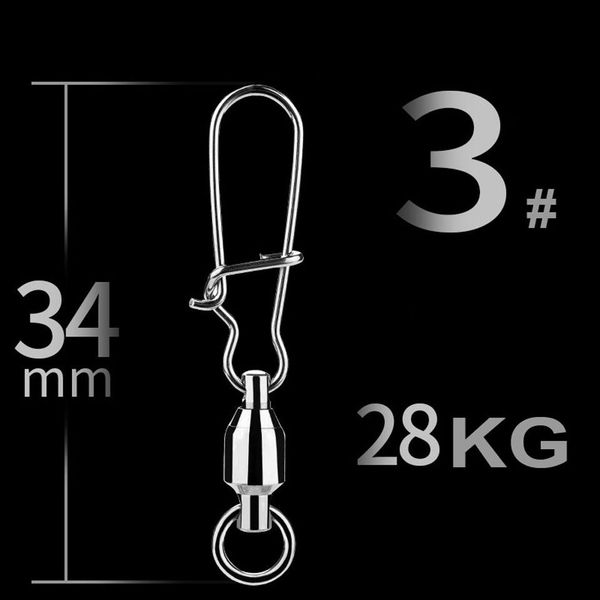 20pcs/lot swivels fishing stainless steel rolling swivel ball bearing swivel with snap fishhook lure tackle for sea fishing bbydrn bdehome
20pcs/lot swivels fishing stainless steel rolling swivel ball bearing swivel with snap fishhook lure tackle for sea fishing bbydrn bdehome