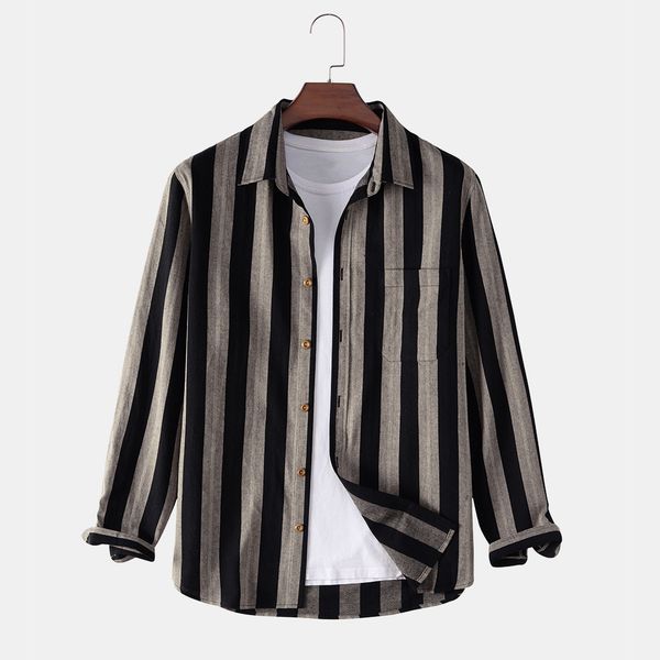 2021 new men's fashion stripe long sleeve shirtslim fit fashion floral print dress males clothese39h, White;black 
2021 new men's fashion stripe long sleeve shirtslim fit fashion floral print dress males clothese39h, White;black