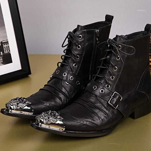 summer lace up short boots boots sapato men's cow leather pointed toe ankle genuine leather nightclub large size1, Black
summer lace up short boots boots sapato men's cow leather pointed toe ankle genuine leather nightclub large size1, Black