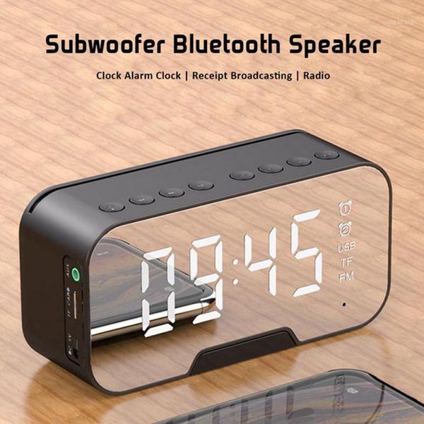 led wireless bluetooth speaker fm radio 10w column with alarm clock mirror sound box subwoofer tf aux mp3 boom box for phone/pc1
led wireless bluetooth speaker fm radio 10w column with alarm clock mirror sound box subwoofer tf aux mp3 boom box for phone/pc1