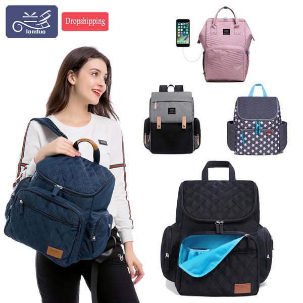 landuo mommy diaper bag mother large capacity travel nappy backpacks with anti-loss zipper baby nursing bags dropship mpbj04 201120
landuo mommy diaper bag mother large capacity travel nappy backpacks with anti-loss zipper baby nursing bags dropship mpbj04 201120