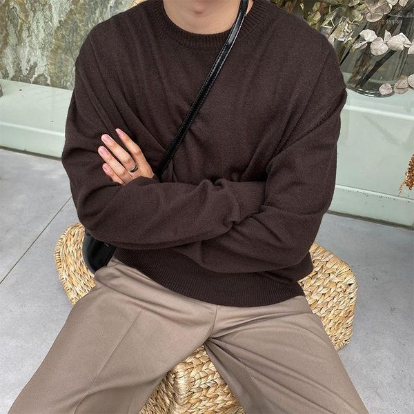 men's sweaters 2021 autumn and winter youth korean version of pure color simple sweater fashion casual all-match bottoming shirt1, White;black 
men's sweaters 2021 autumn and winter youth korean version of pure color simple sweater fashion casual all-match bottoming shirt1, White;black