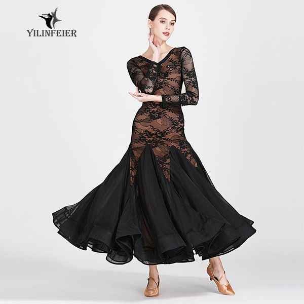 new ballroom dance competition dress dance ballroom waltz dresses standard dress women 1872, Black;red
new ballroom dance competition dress dance ballroom waltz dresses standard dress women 1872, Black;red