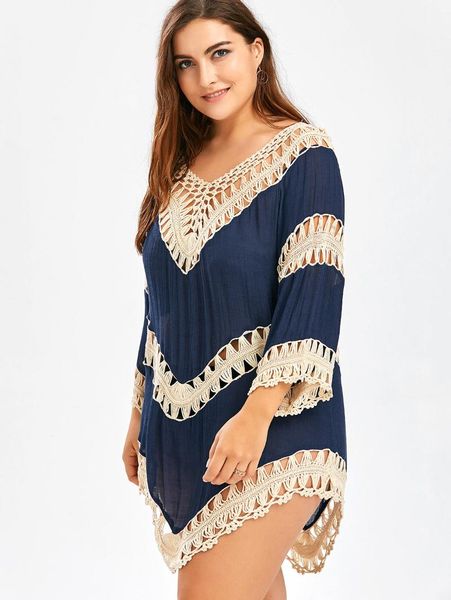 women's t-shirt wipalo summer cover up women v neck lace crochet kimono tshirts loose shirts blusas femininas 105-115, White
women's t-shirt wipalo summer cover up women v neck lace crochet kimono tshirts loose shirts blusas femininas 105-115, White
