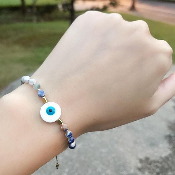 Turkey Evil Eye Bracelet Women Boho Blue Eye Stretch Pursera Romantic Glass Crystal Jewelry Natural Stone MIYUKI beads Bracelet, Golden;silver
Turkey Evil Eye Bracelet Women Boho Blue Eye Stretch Pursera Romantic Glass Crystal Jewelry Natural Stone MIYUKI beads Bracelet, Golden;silver